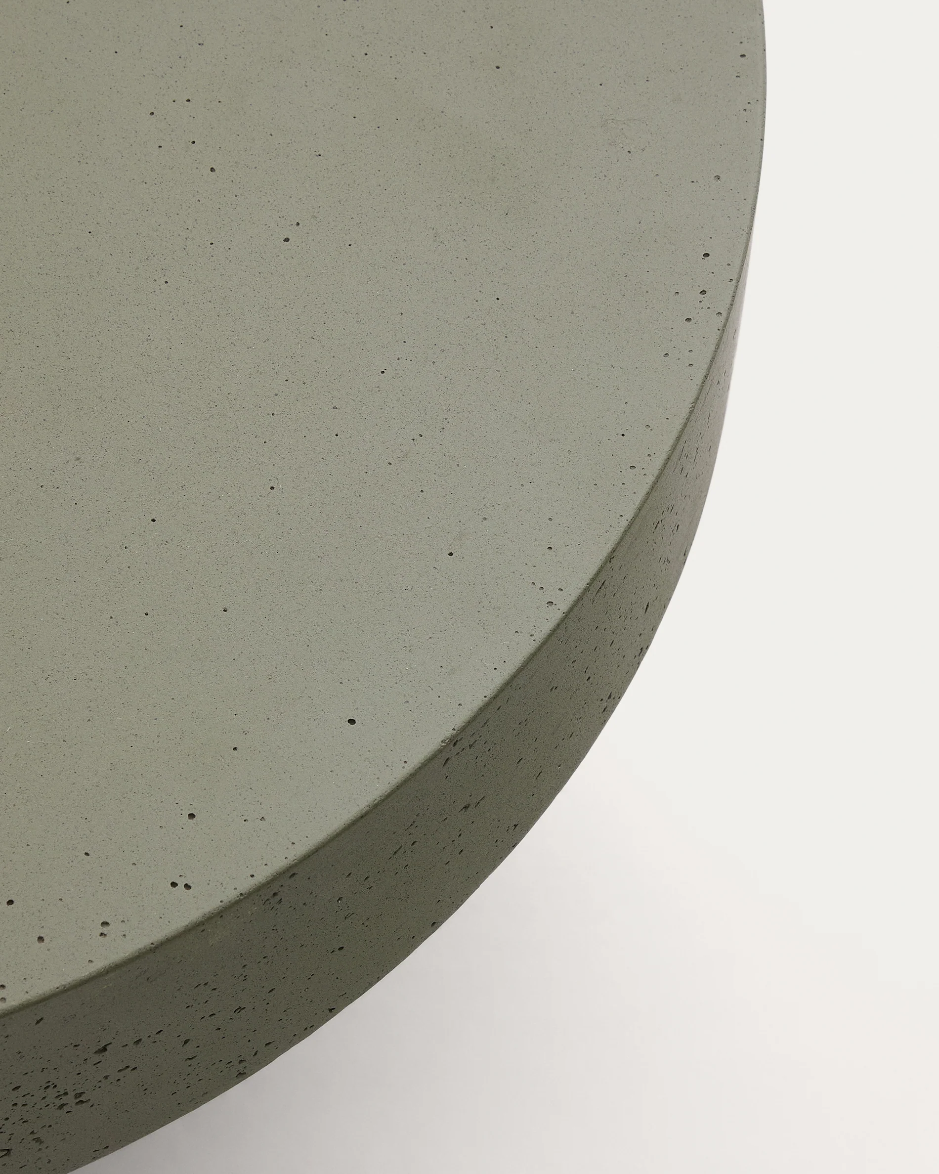 Aiguablava green cement coffee table Ø90cm - Image 5