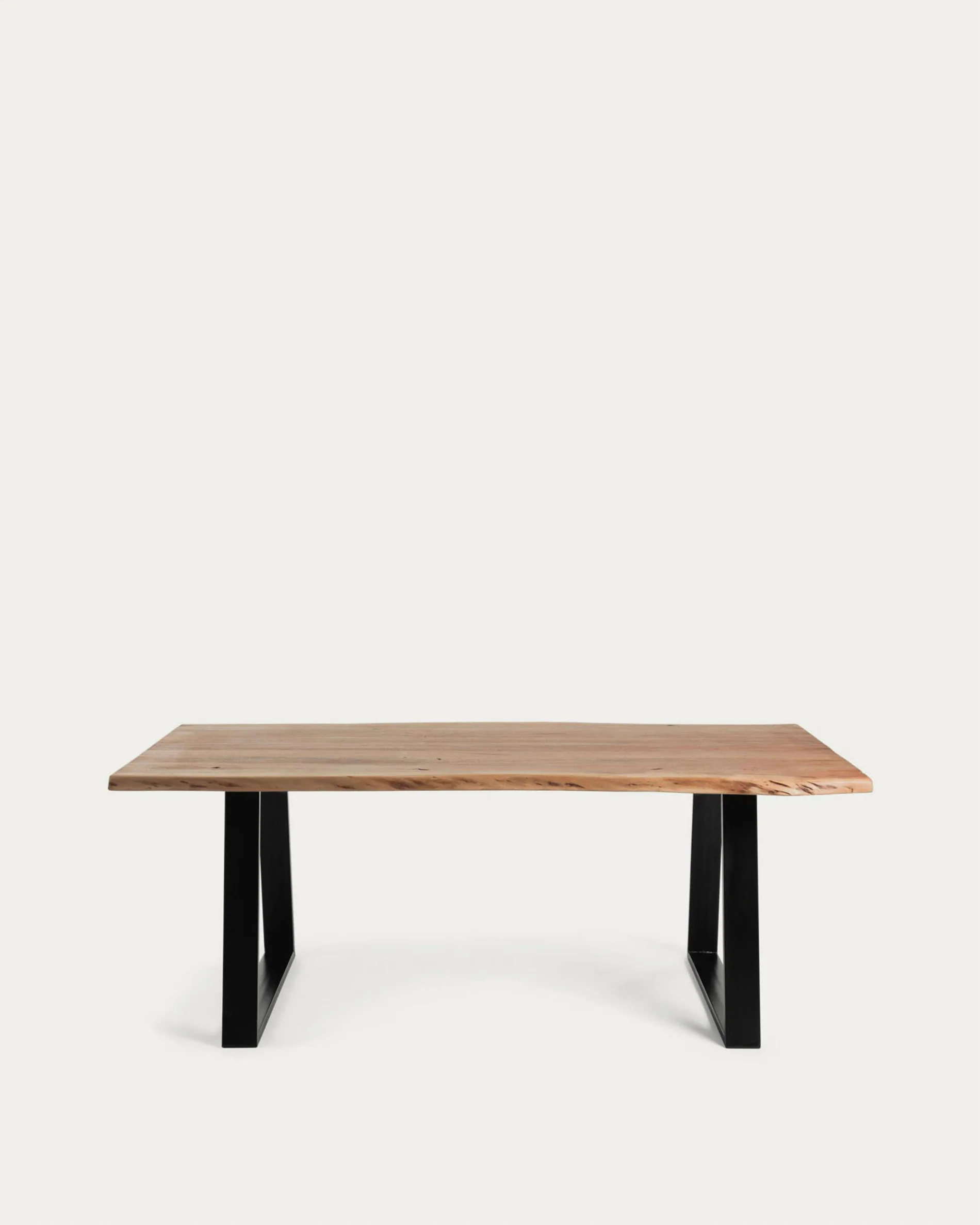 Alaia table made from solid acacia wood with natural finish, 180 x 90 cm - Image 6