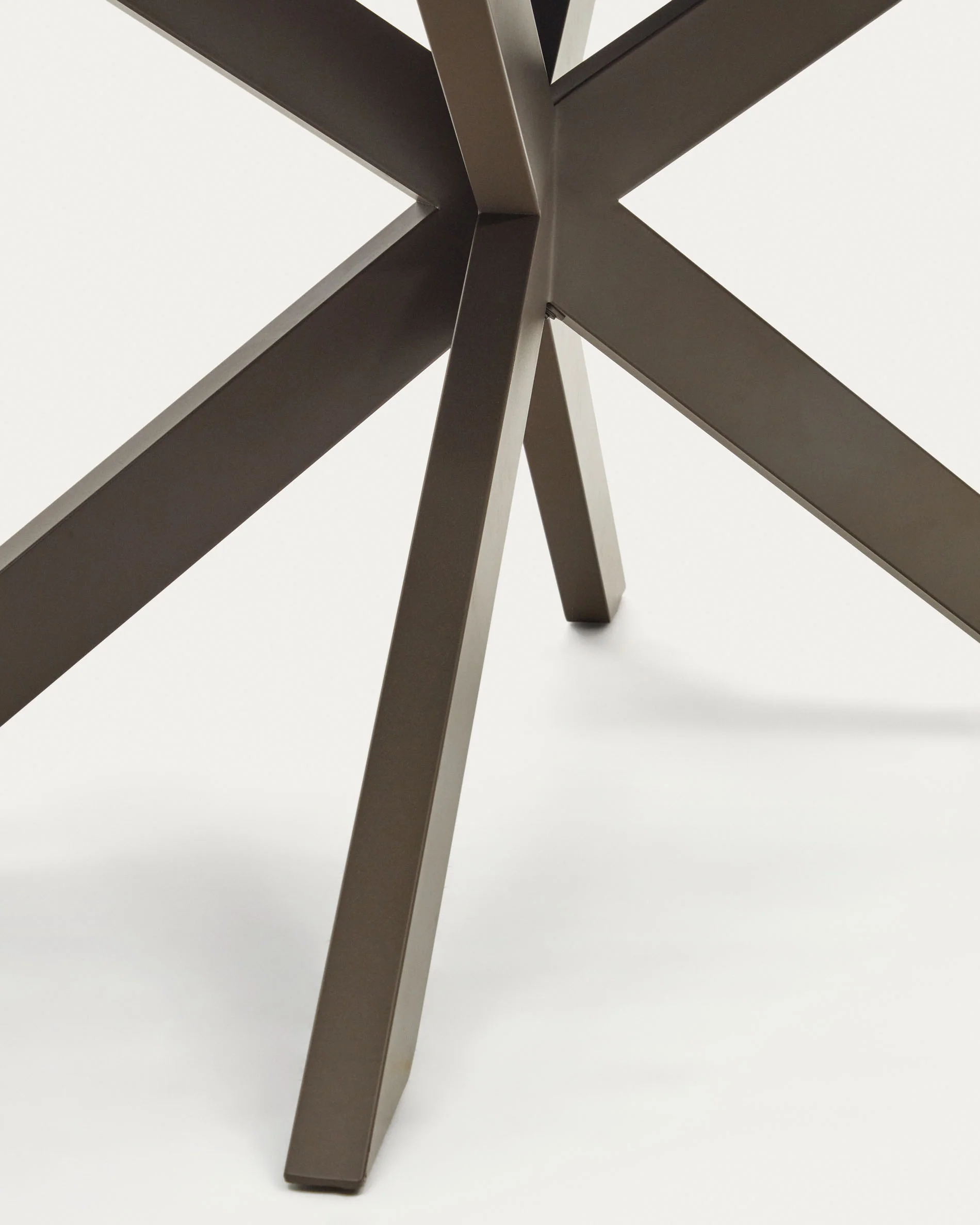 Atminda extendable table, porcelain and steel legs with a grey finish, 160 (210) x 90 cm - Image 4