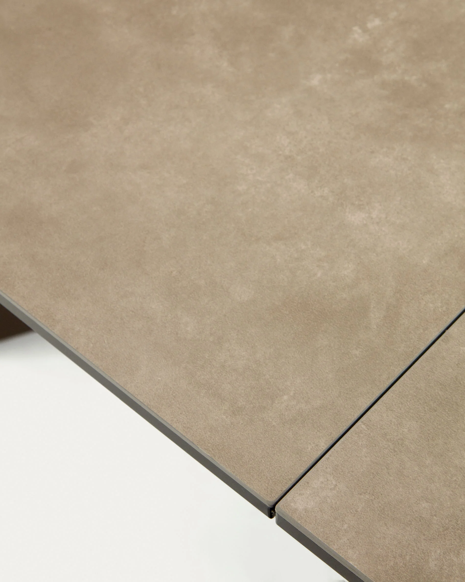 Atminda extendable table, porcelain and steel legs with a grey finish, 160 (210) x 90 cm - Image 6