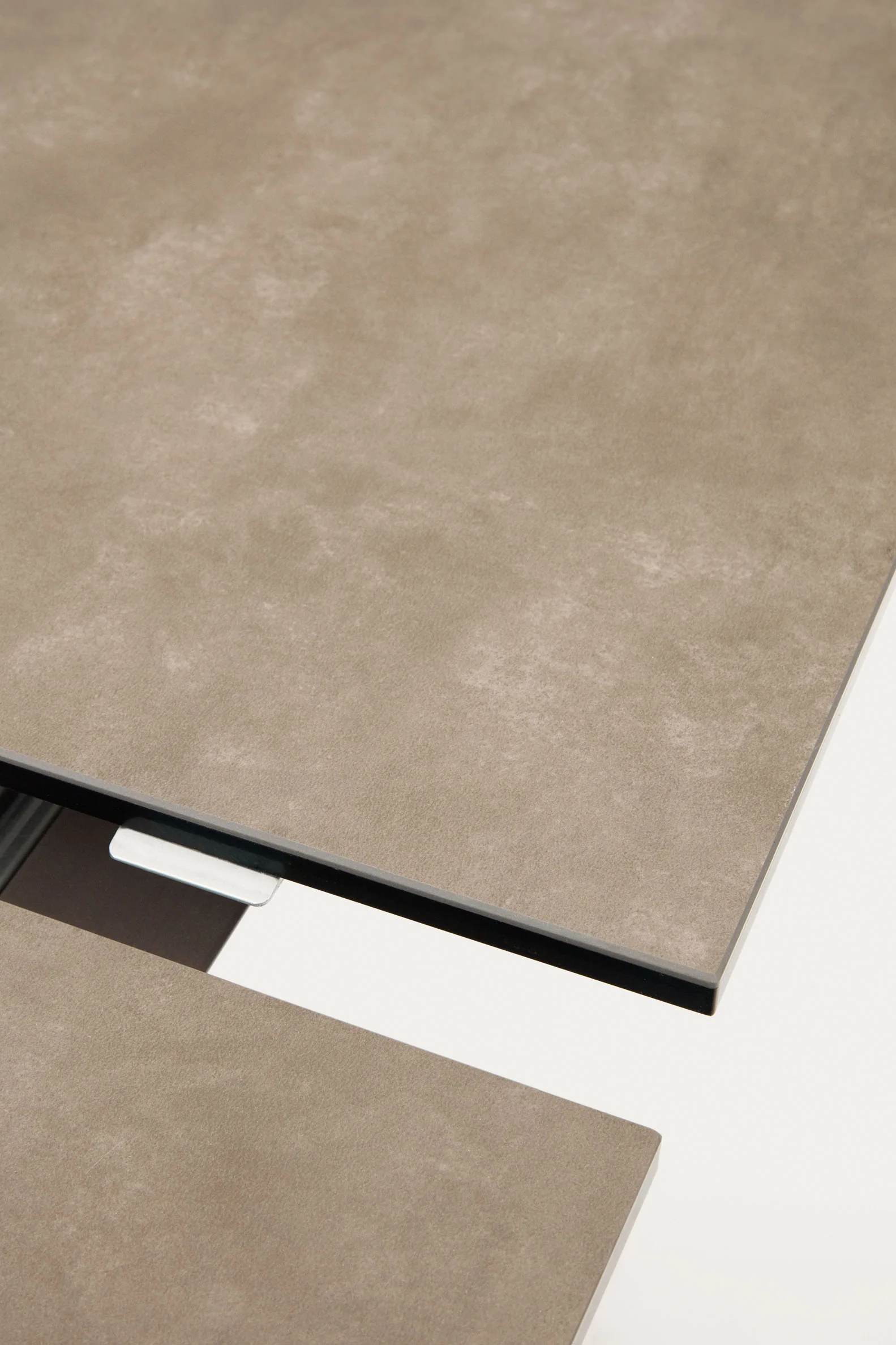 Atminda extendable table, porcelain and steel legs with a grey finish, 160 (210) x 90 cm - Image 8