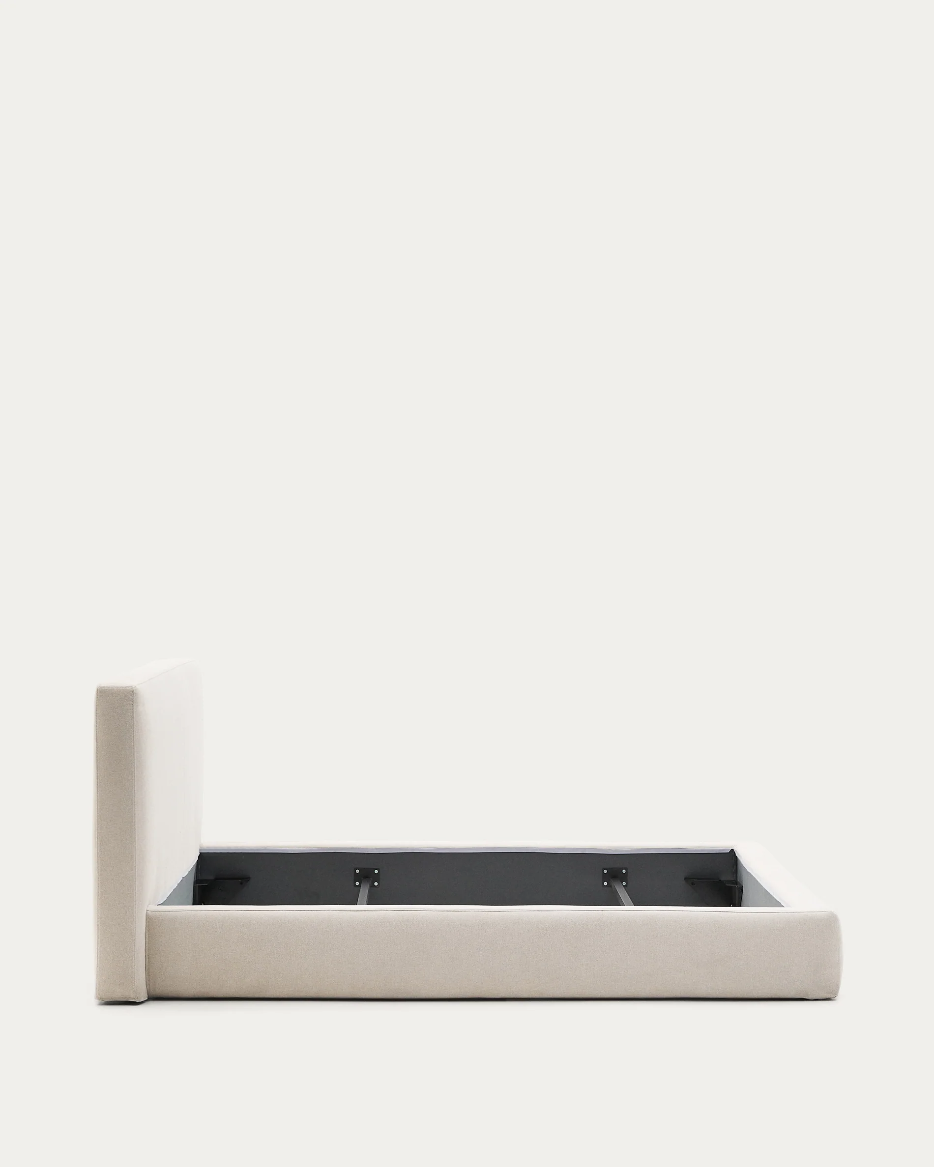 Ecru Blok bed with removable covers for 160 x 200 cm mattress FSC Mix Credit - Image 9