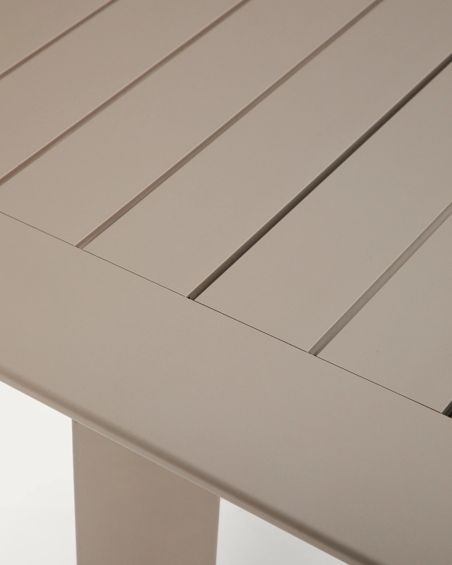 Brela taupe extendable aluminium table 205(287) x 100cm - Image 5