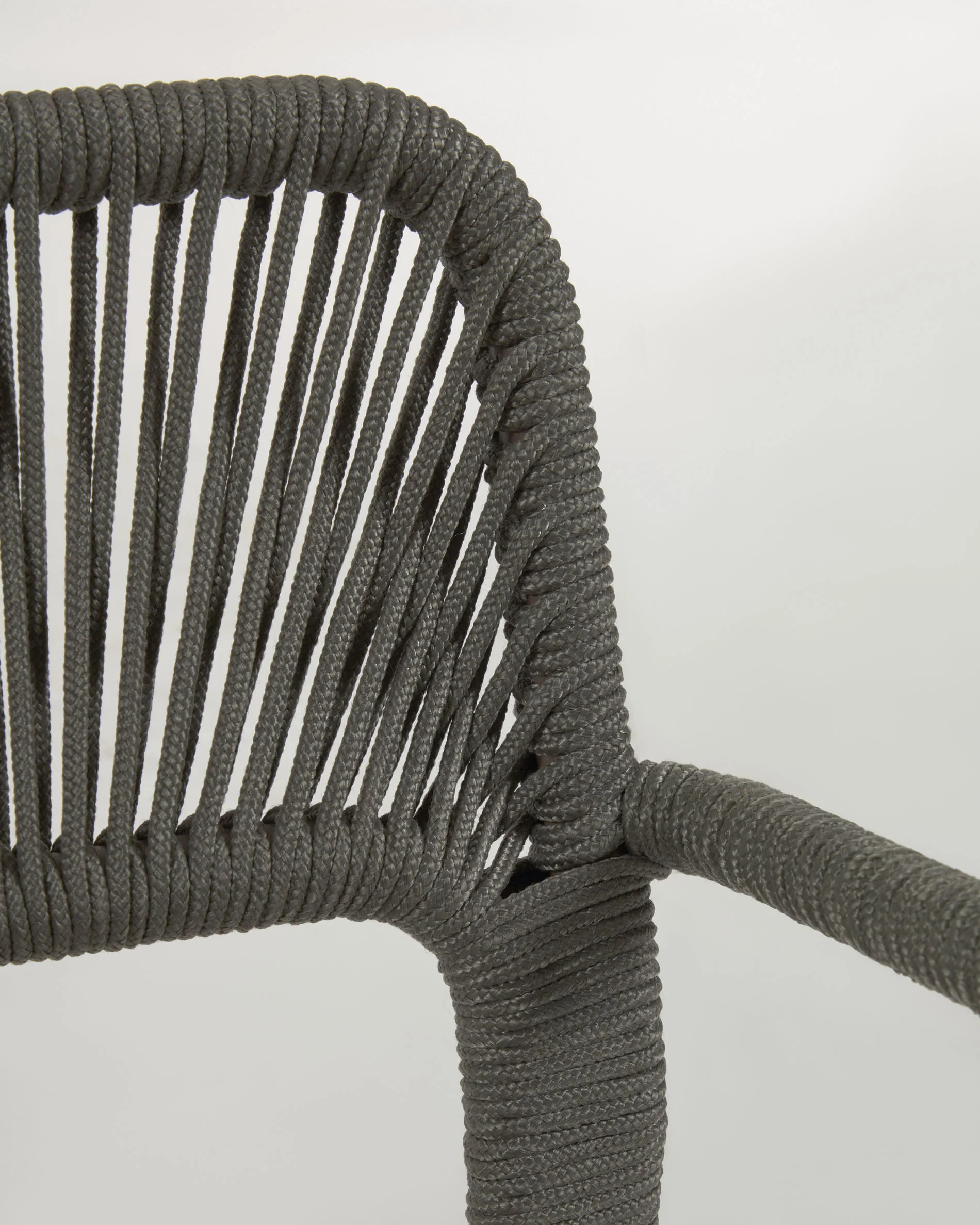 Cailin armchair in green cord with galvanised steel legs painted dark green - Image 4