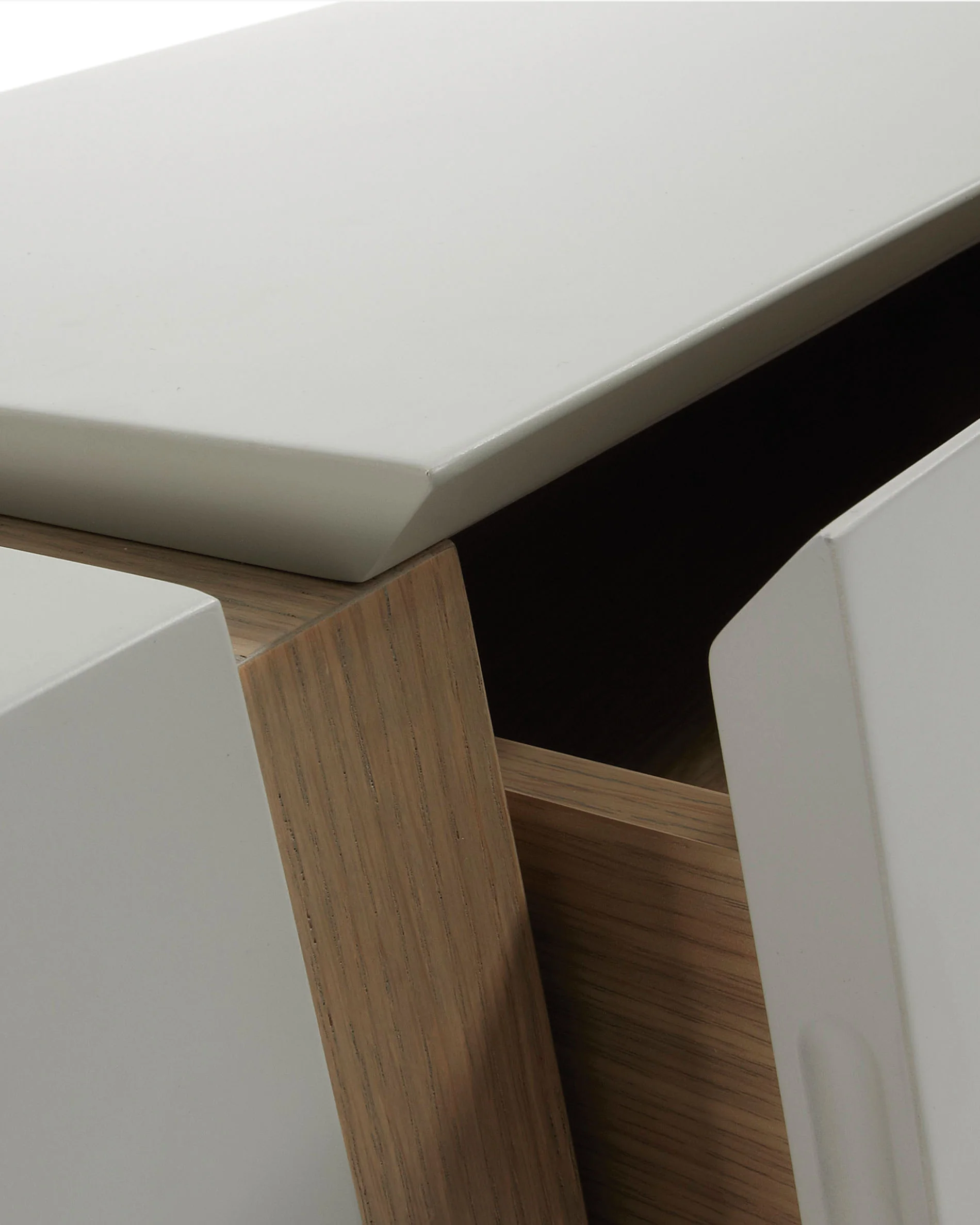 DE Tv cabinet, 170 cm grey - Image 3