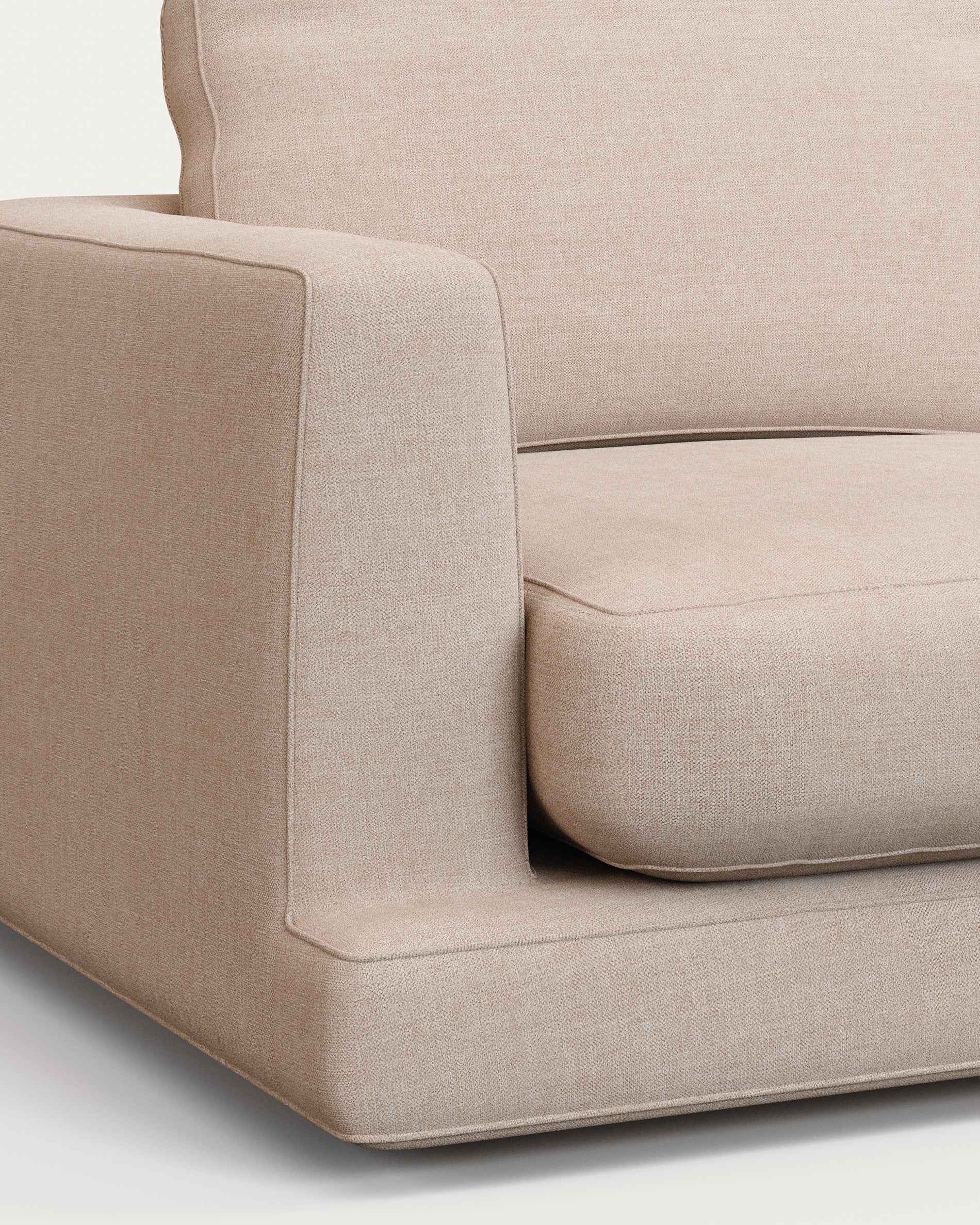 Gala 6-seater sofa beige, 390cm - Image 6