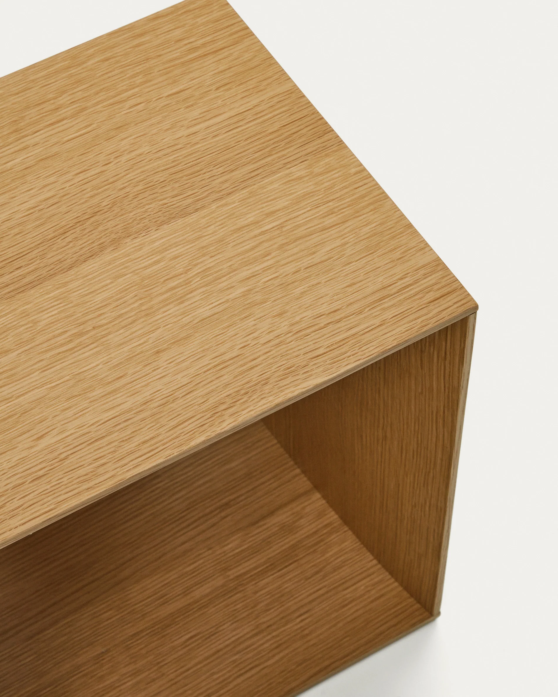 Litto medium shelf module in oak veneer, 67 x 38 cm - Image 3