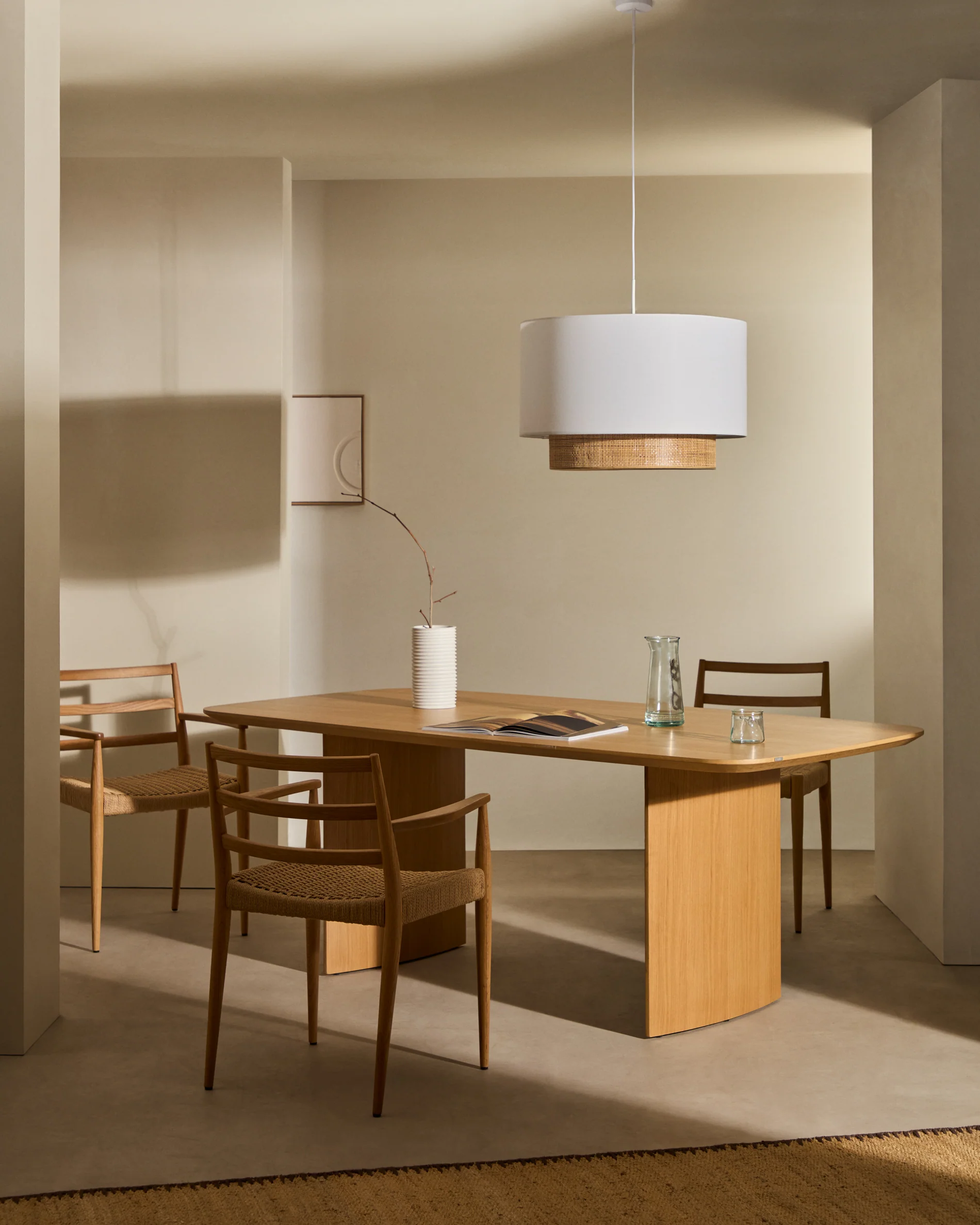Litto table made from oak veneer, 240 x 100 cm - Image 2