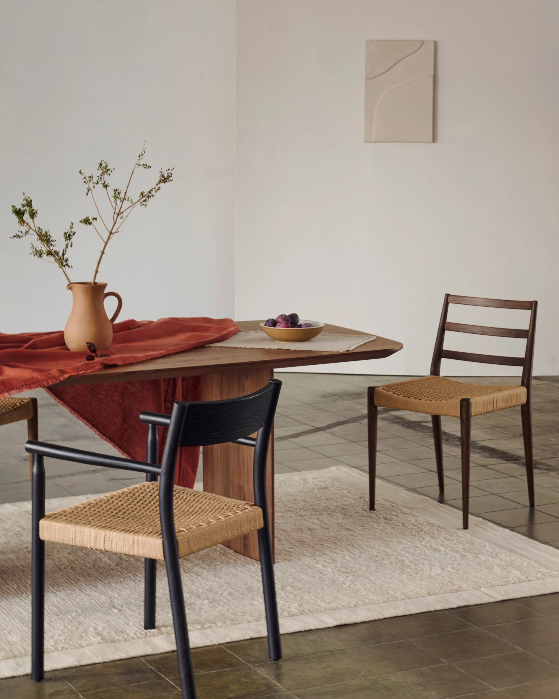 Litto table made from walnut veneer, 240 x 100 cm - Image 7