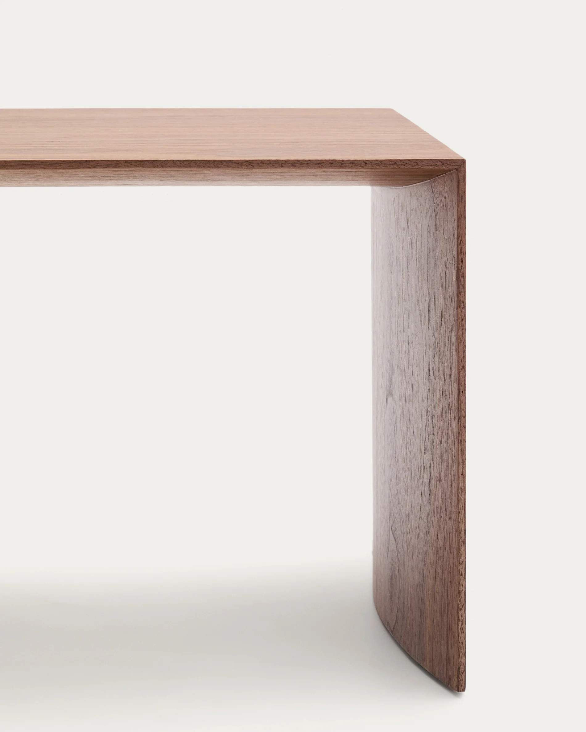 Litto walnut veneer FSC Mix Credit side table, 55 x 40 cm - Image 5
