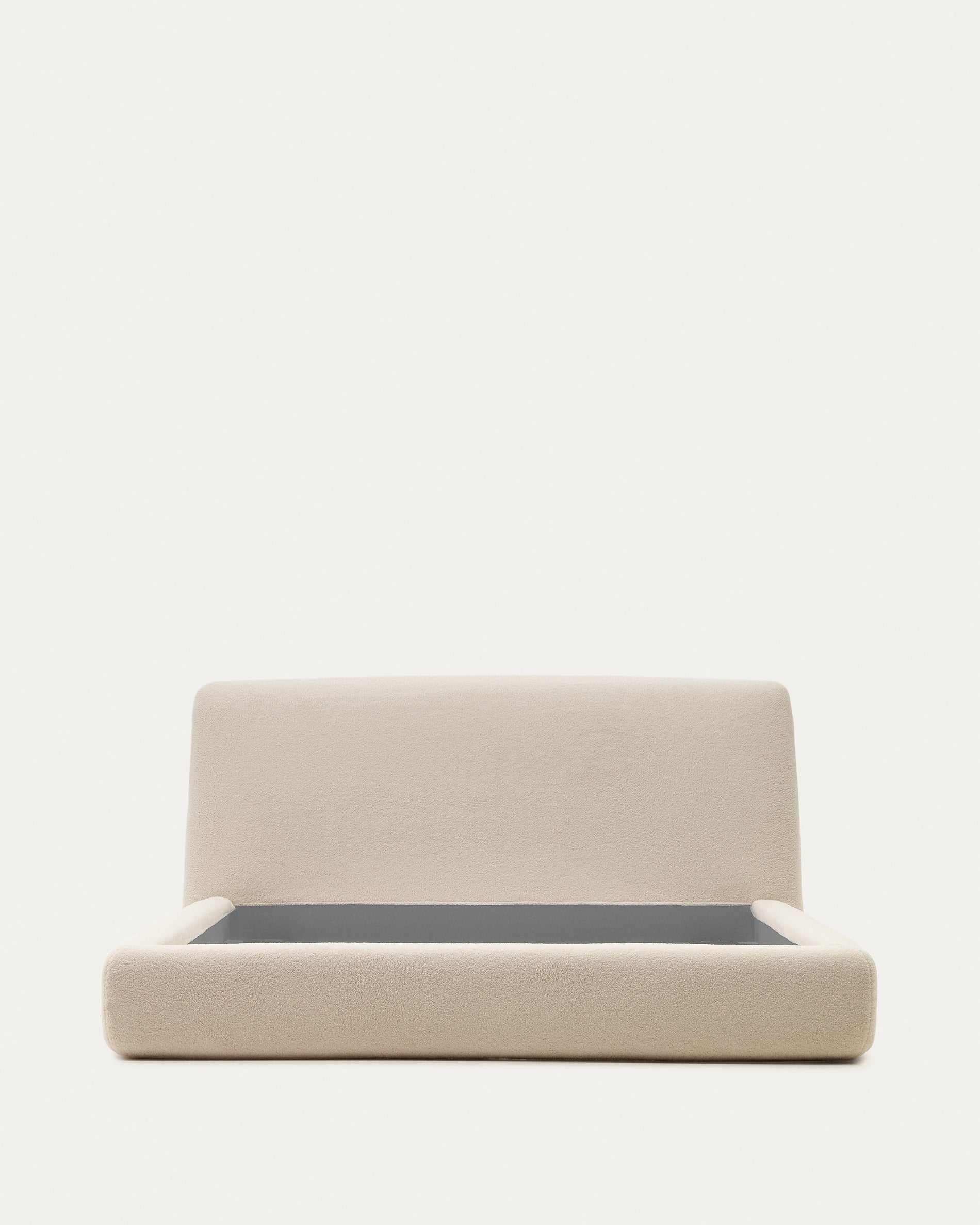 Martina bed cover in ecru bouclé for a 180 x 200 cm mattress - Image 4