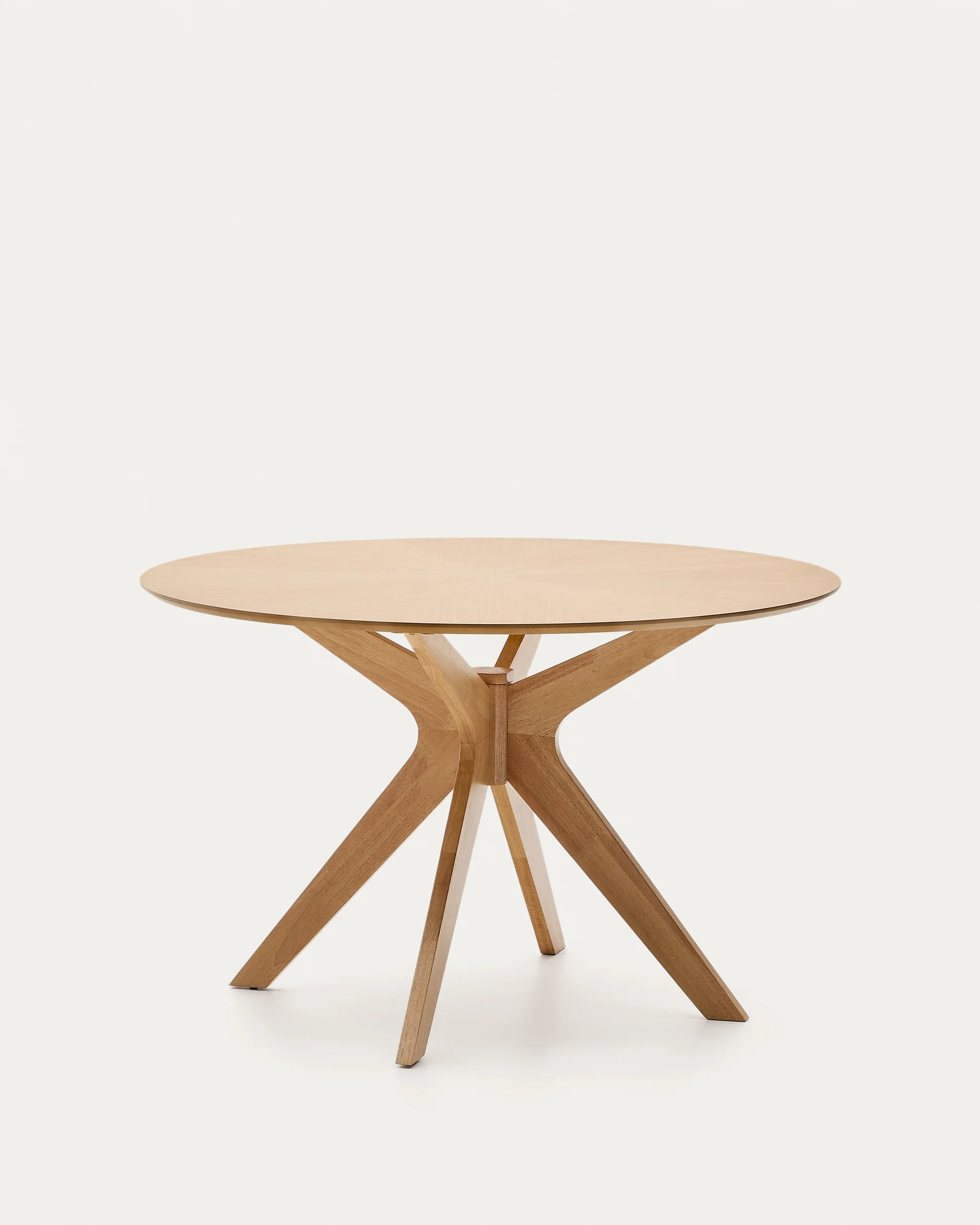 Naanim round table in oak veneer, Ø 120 cm - Image 6