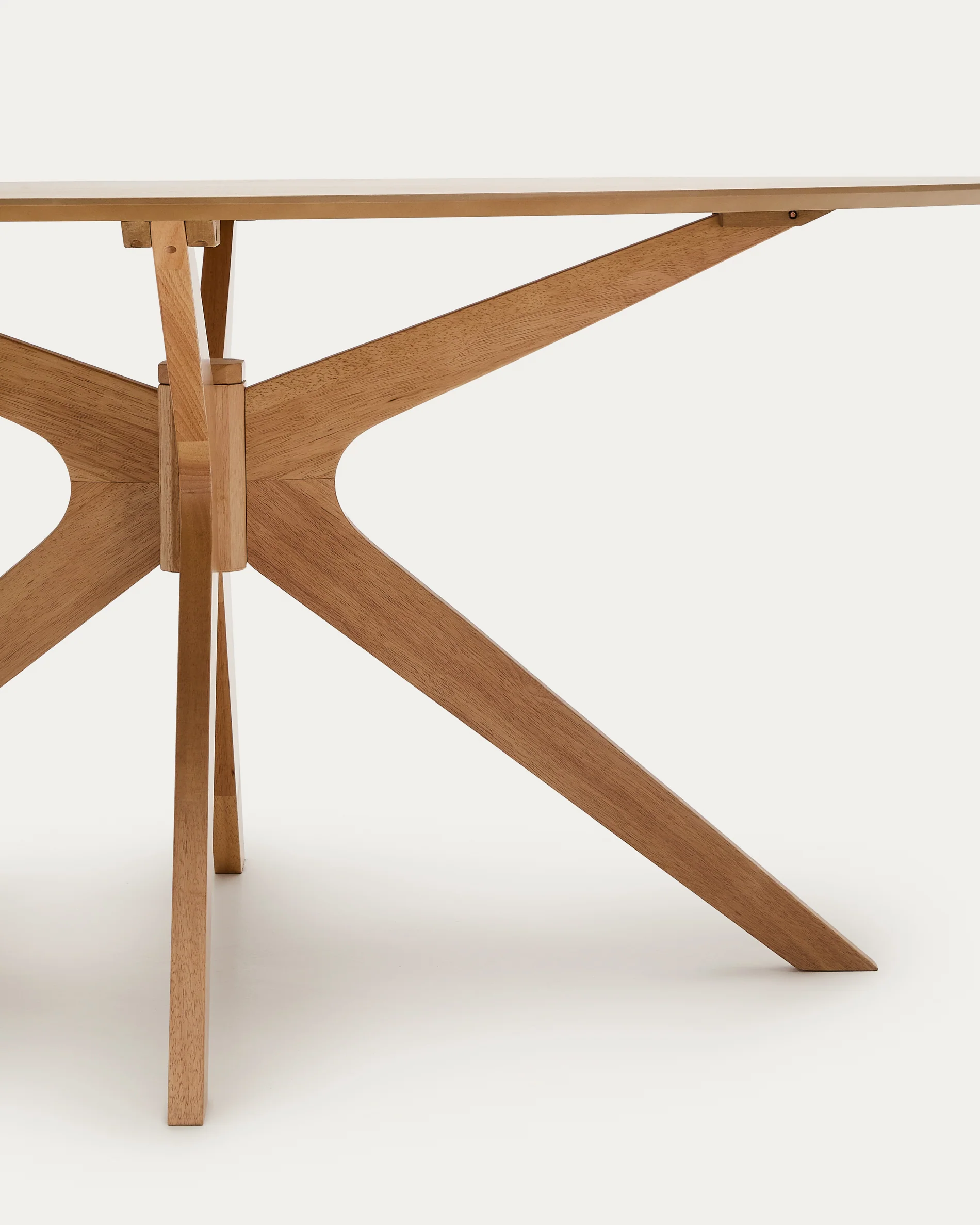 Naanim table in oak veneer, 180 x 110 cm - Image 3