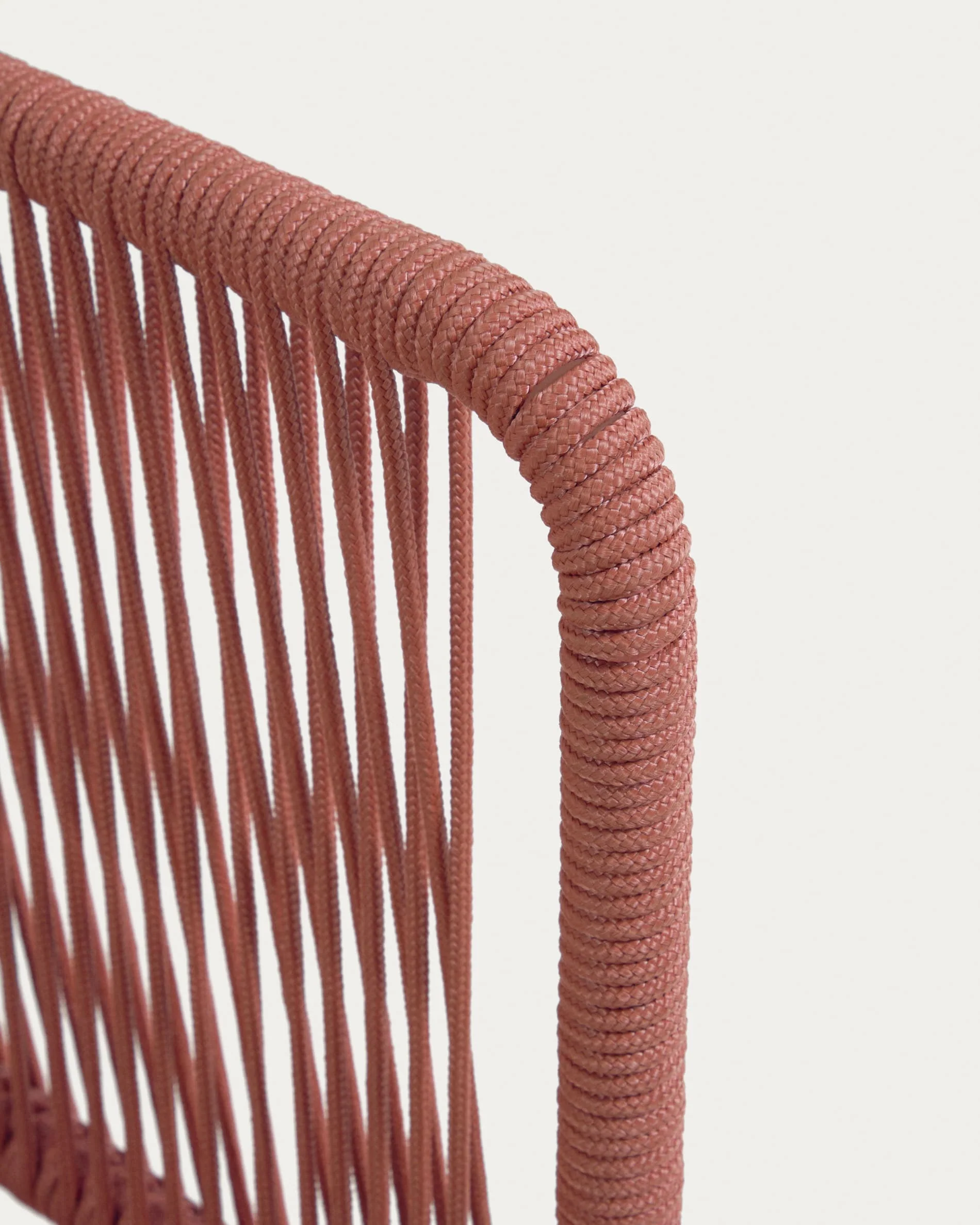 Nadin 2 seater sofa in terracotta cord with galvanised steel legs, 135 cm - Image 8