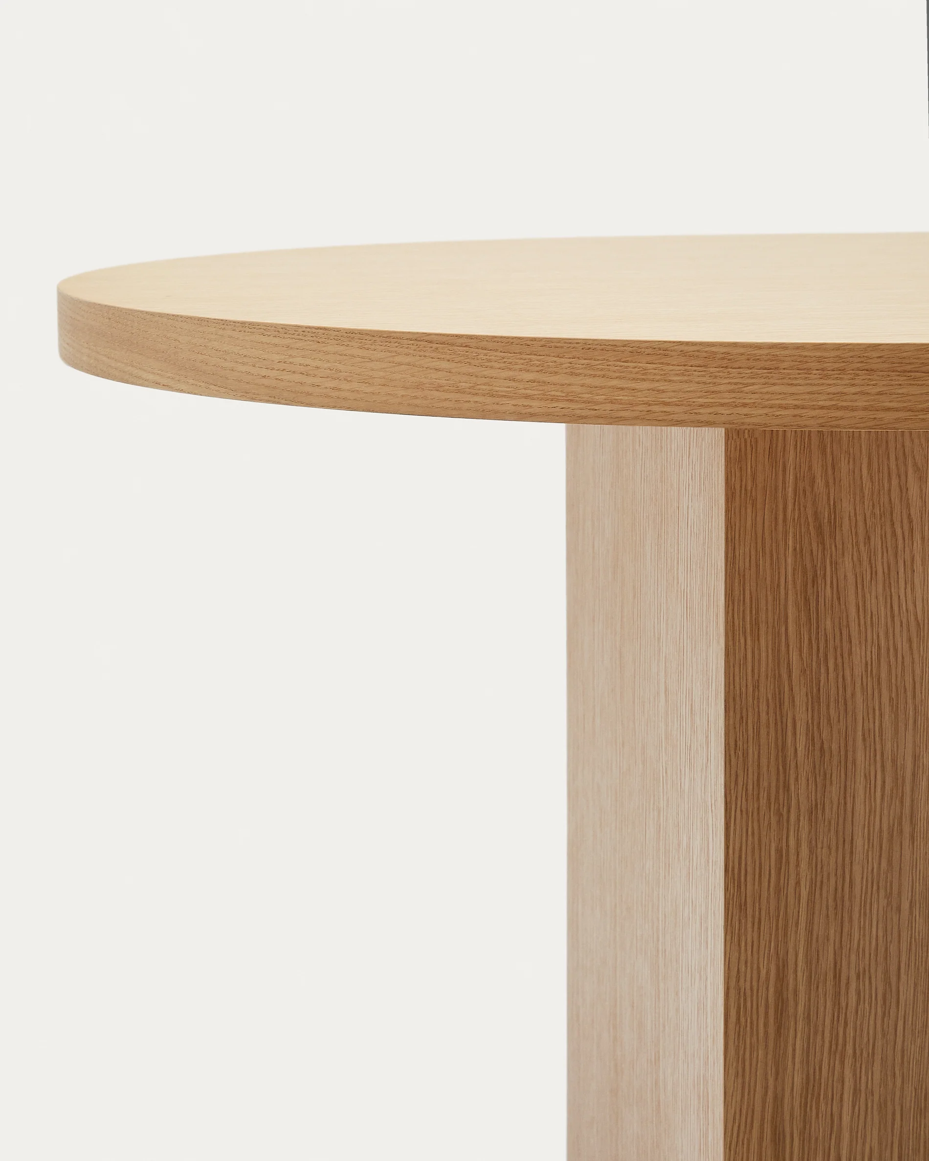 Nealy table with an oak veneer in a natural finish, 200 x 100 cm - Image 5