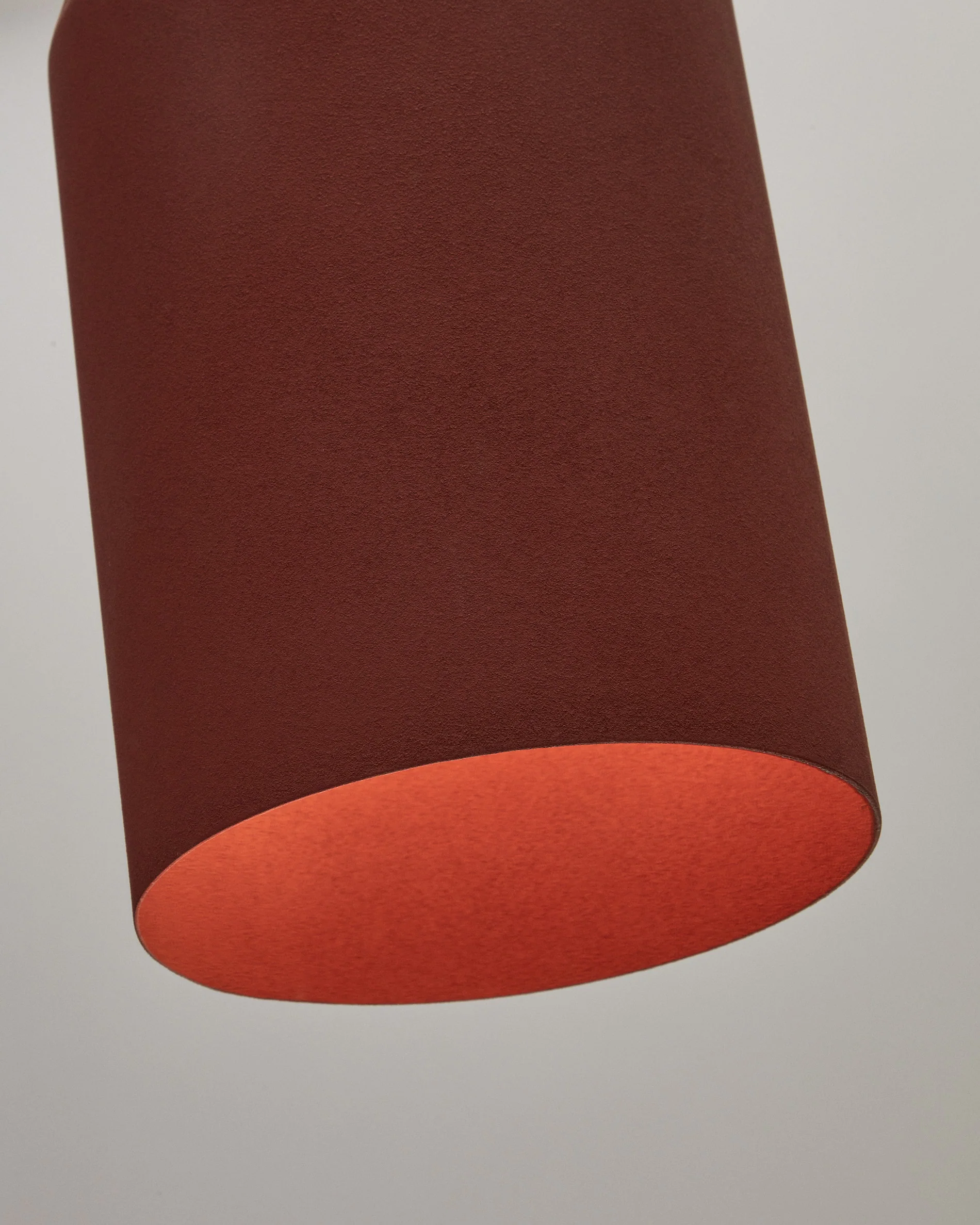 Peralta ceiling lamp in metal with a terractotta painted finish, Ø 15 cm - Image 3
