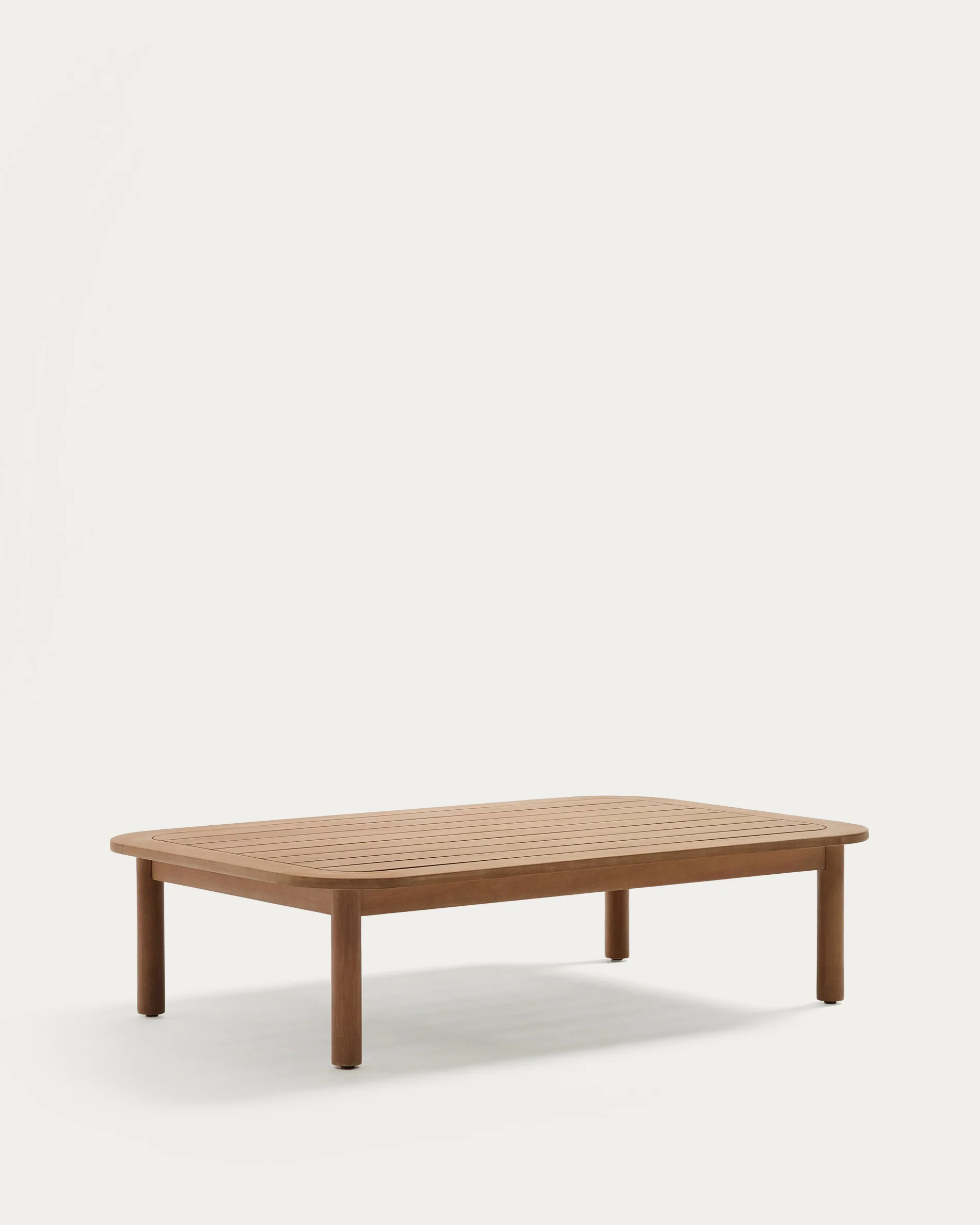 Sacova solid eucalyptus wood coffee table, 100% outdoor suitable 140 x 89 cm - Image 6