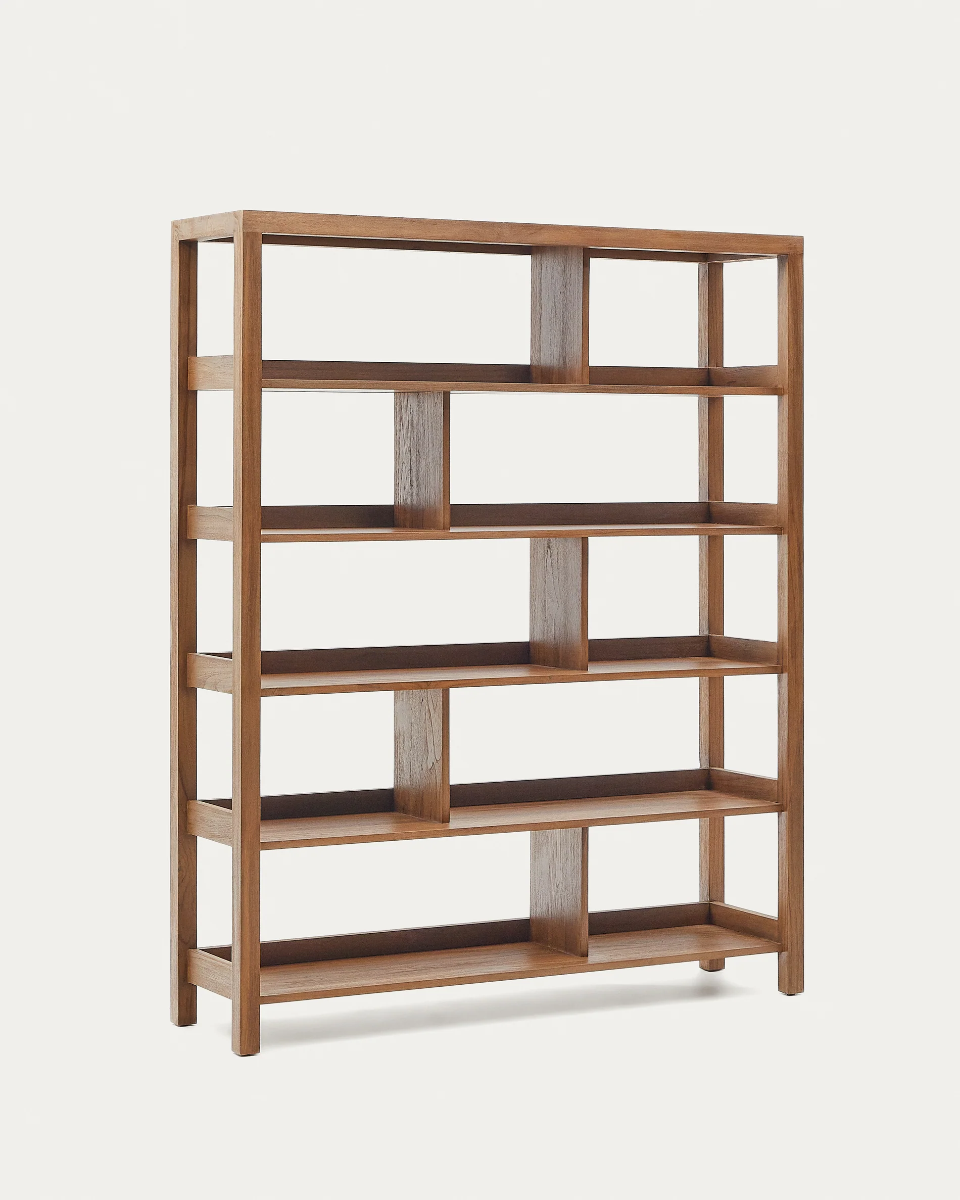Sashi shelving unit made in solid teak wood 150 x 185 cm - Image 6