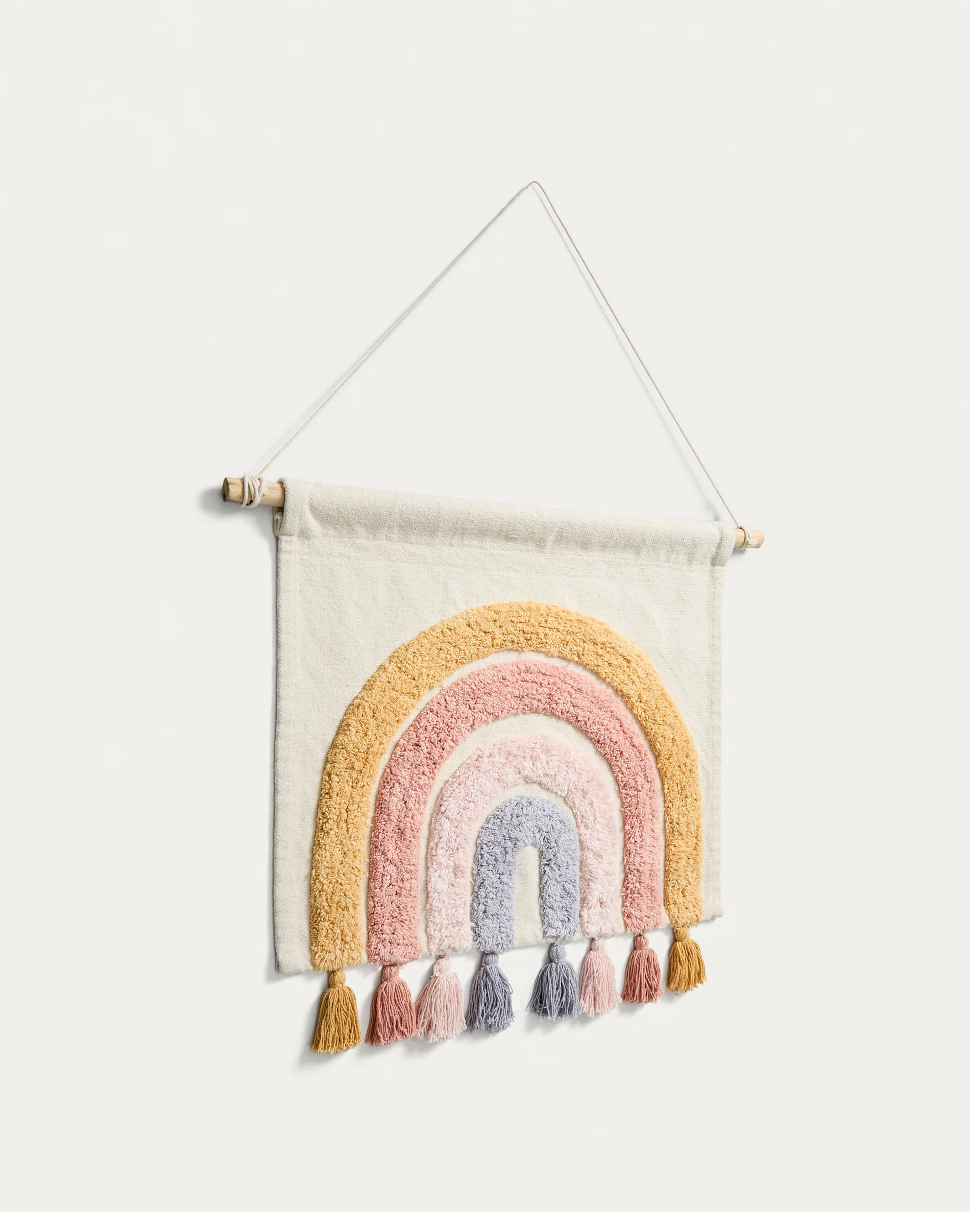 Tadea Wall Hanging cotton multicolor rainbow 60 x 52 cm - Image 5