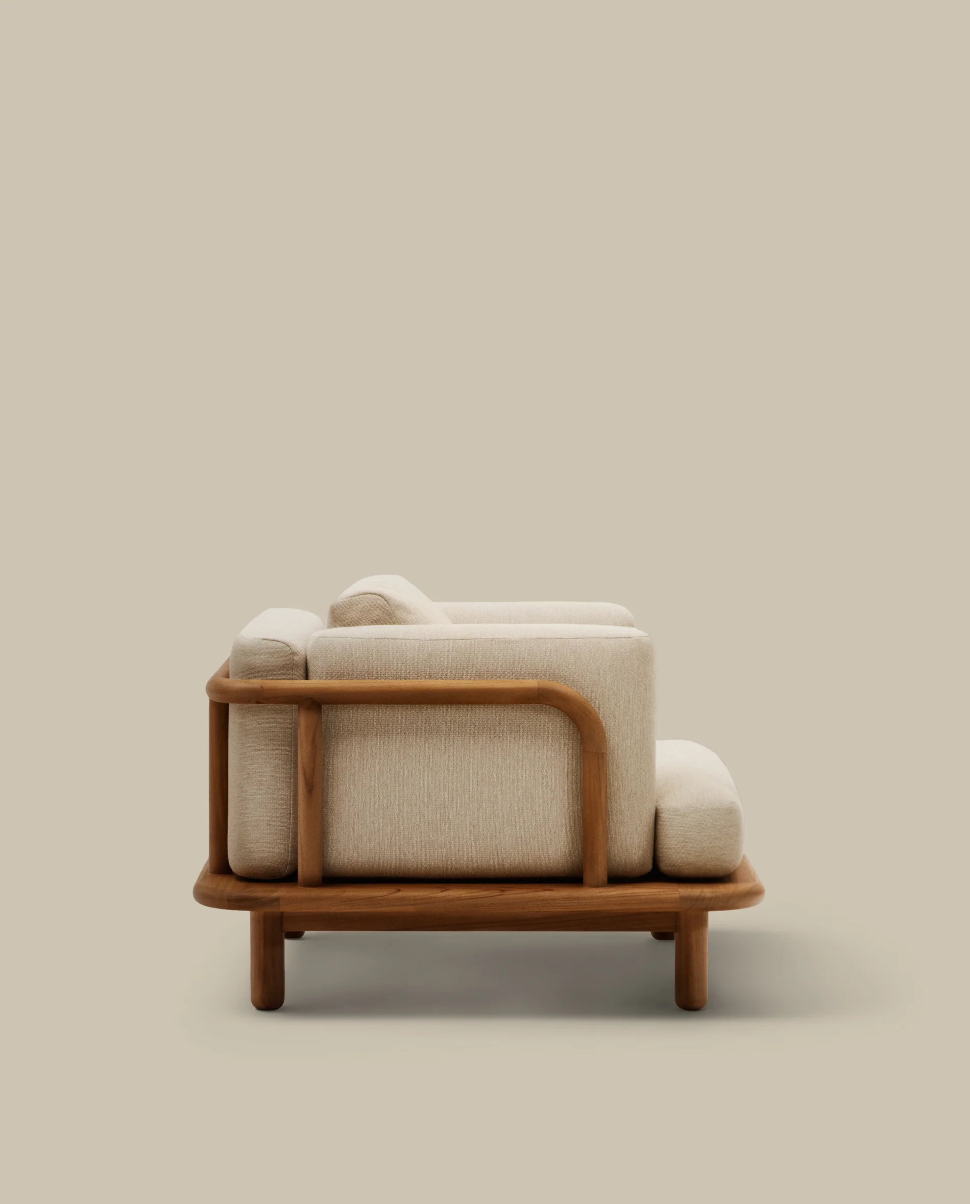 Turqueta armchair made from solid teak wood FSC 100% - Image 5